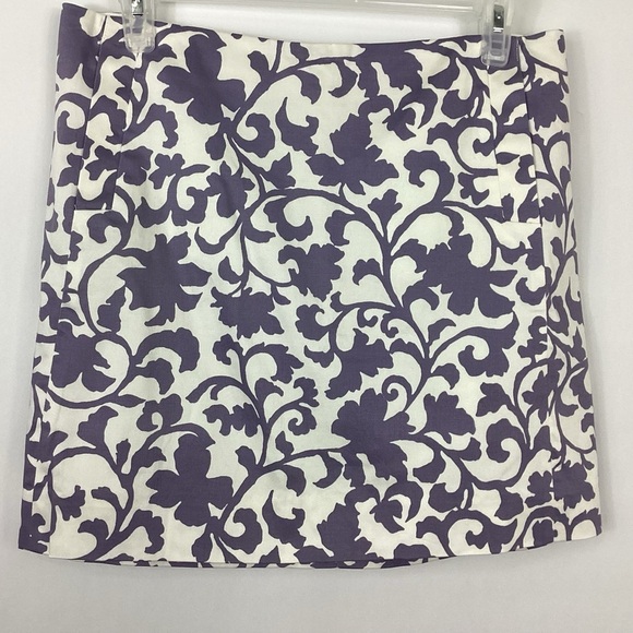 J. Crew Dresses & Skirts - J. Crew Printed Cotton Sateen Skirt Size  4